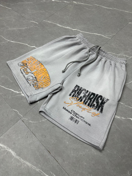 Grey Rich Risk Championship Edition Shorts