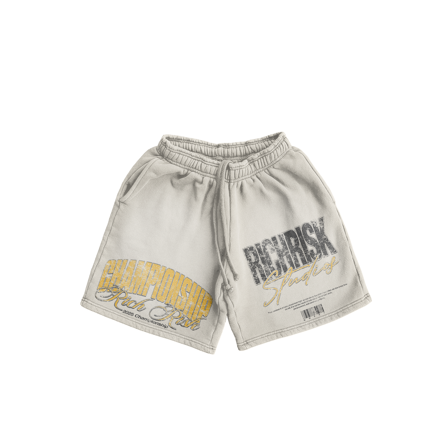 Grey Rich Risk Championship Edition Shorts